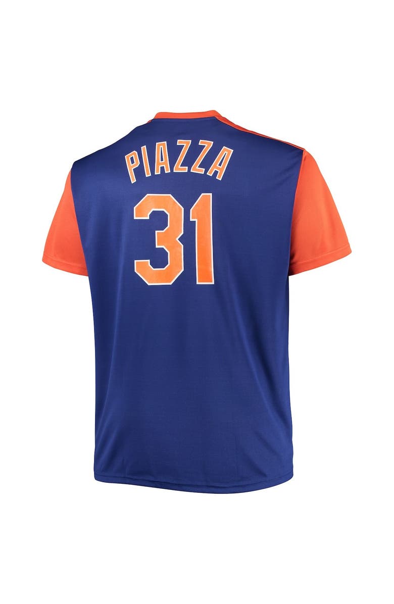 PROFILE Men's Mike Piazza Royal/Orange New York Mets Cooperstown Collection Replica Player Jersey, Alternate, color, 