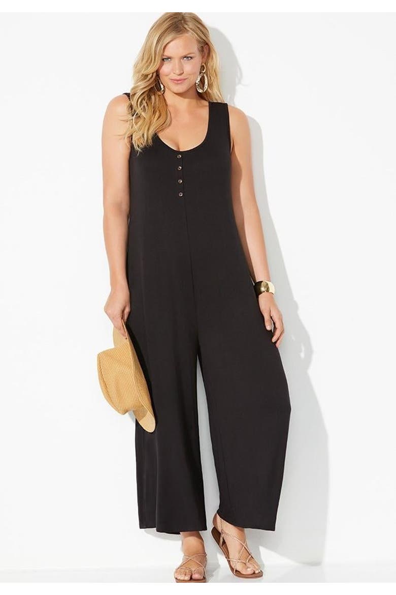 Isla Jumpsuit, Alternate, color, Black