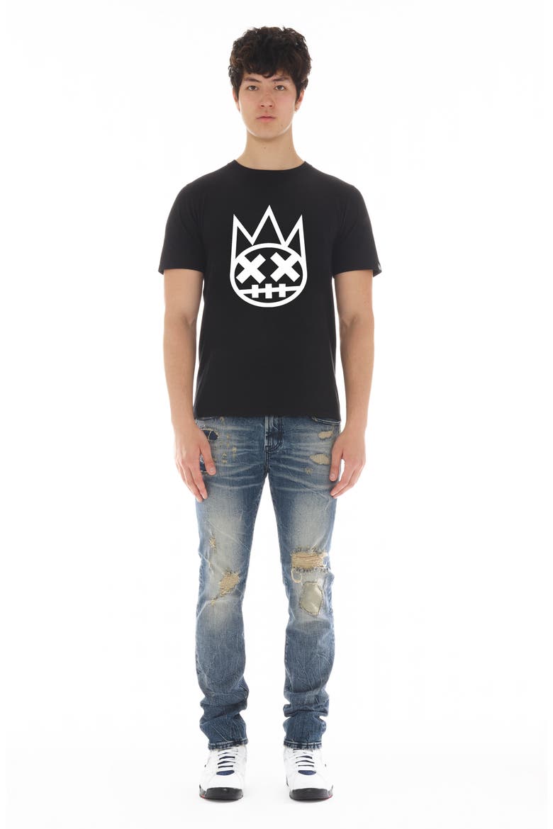 Shimuchan Cotton Graphic T-Shirt, Alternate, color, BLACK
