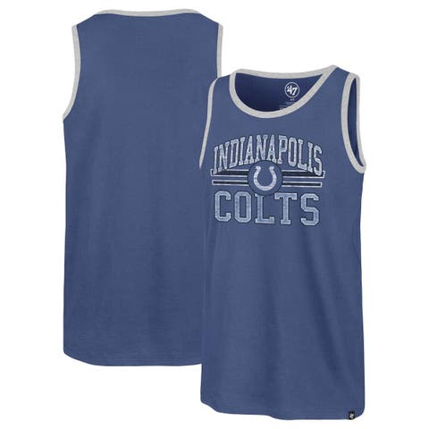 Men's '47  Blue Indianapolis Colts Winger Franklin Tank Top