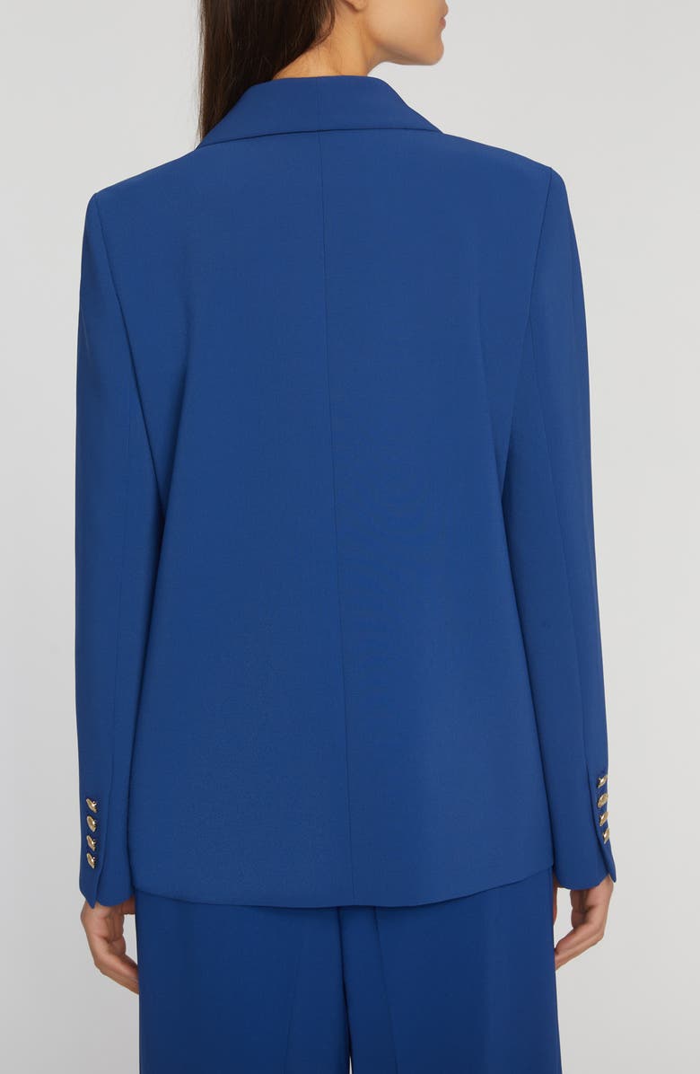 Elie Tahari The Rita Double Breasted Blazer, Alternate, color, Twilight