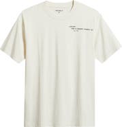 Carhartt Work In Progress Punched Organic Cotton Graphic T-Shirt