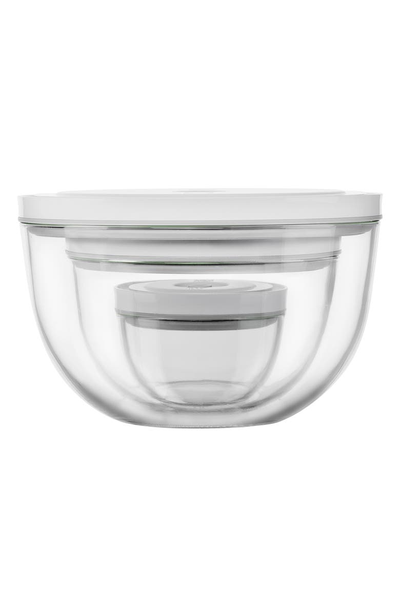ZWILLING Fresh & Save 3-Piece Glass Bowl & Lid Set, Alternate, color, Clear