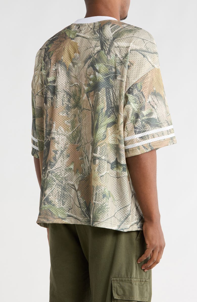 ALPHA COLLECTIVE Cropped Jersey '84 T-Shirt, Alternate, color, Trail Camo