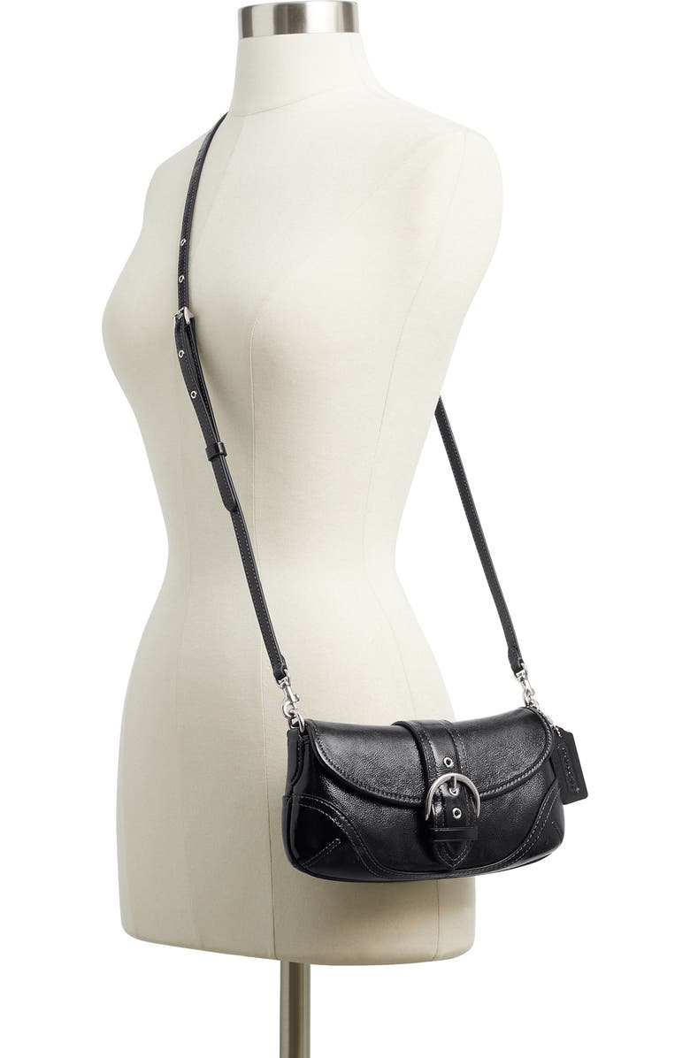 COACH Soho Crinkle Patent Leather Shoulder Bag, Alternate, color,