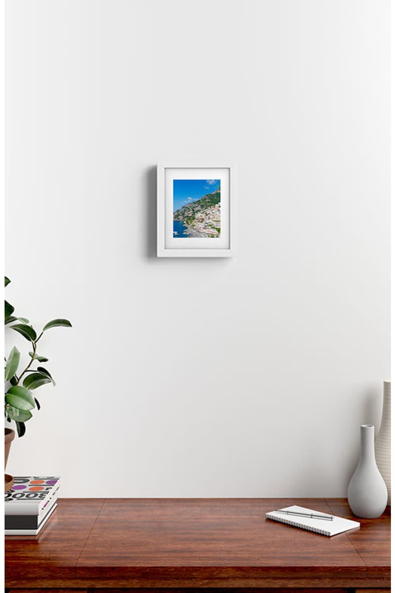Amalfi Framed Art Print, Alternate, color, BLUE