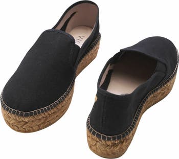 Castell Canvas Espadrille Platforms