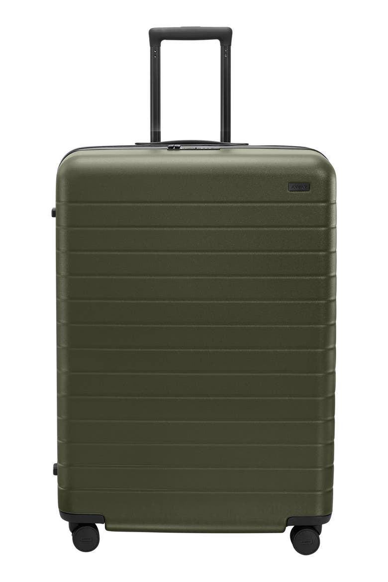 The Large Flex Suitcase, Main, color, OLIVE GREEN