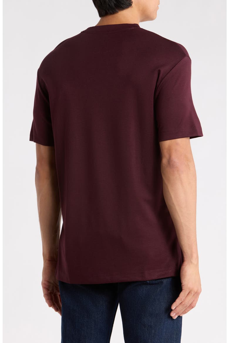 Premium Solid Dressy T-Shirt, Alternate, color, WINE