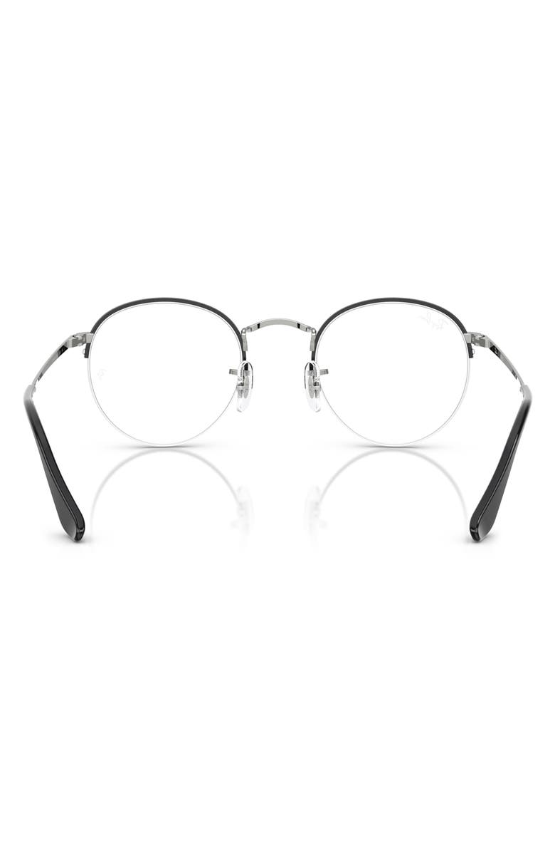 Ray-Ban 53mm Round Optical Glasses, Alternate, color, 