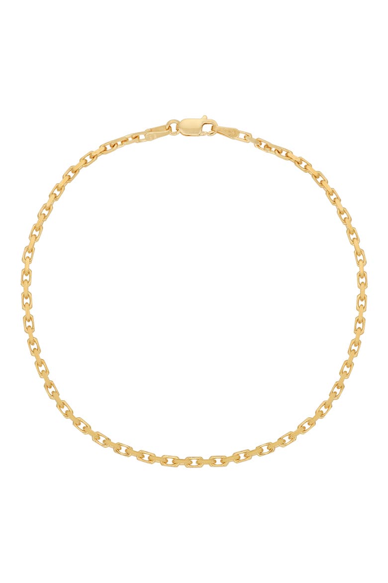 Men's 14k Gold Rolo Chain Bracelet (Nordstrom Exclusive), Main, color, 14K YELLOW GOLD