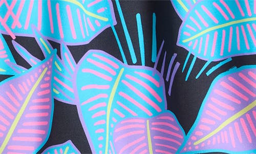 Chubbies Fluorescent Funk 5.5-inch Swim Trunks In Black - Pattern Base Plaids