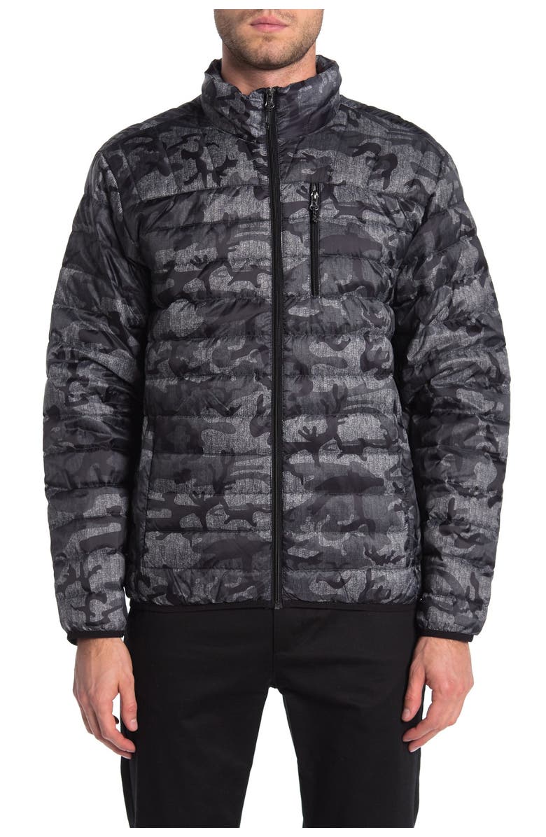 HAWKE & CO Packable Quilted Camo Jacket, Alternate, color, 