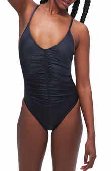 Good American Always Ruched One-Piece Swimsuit