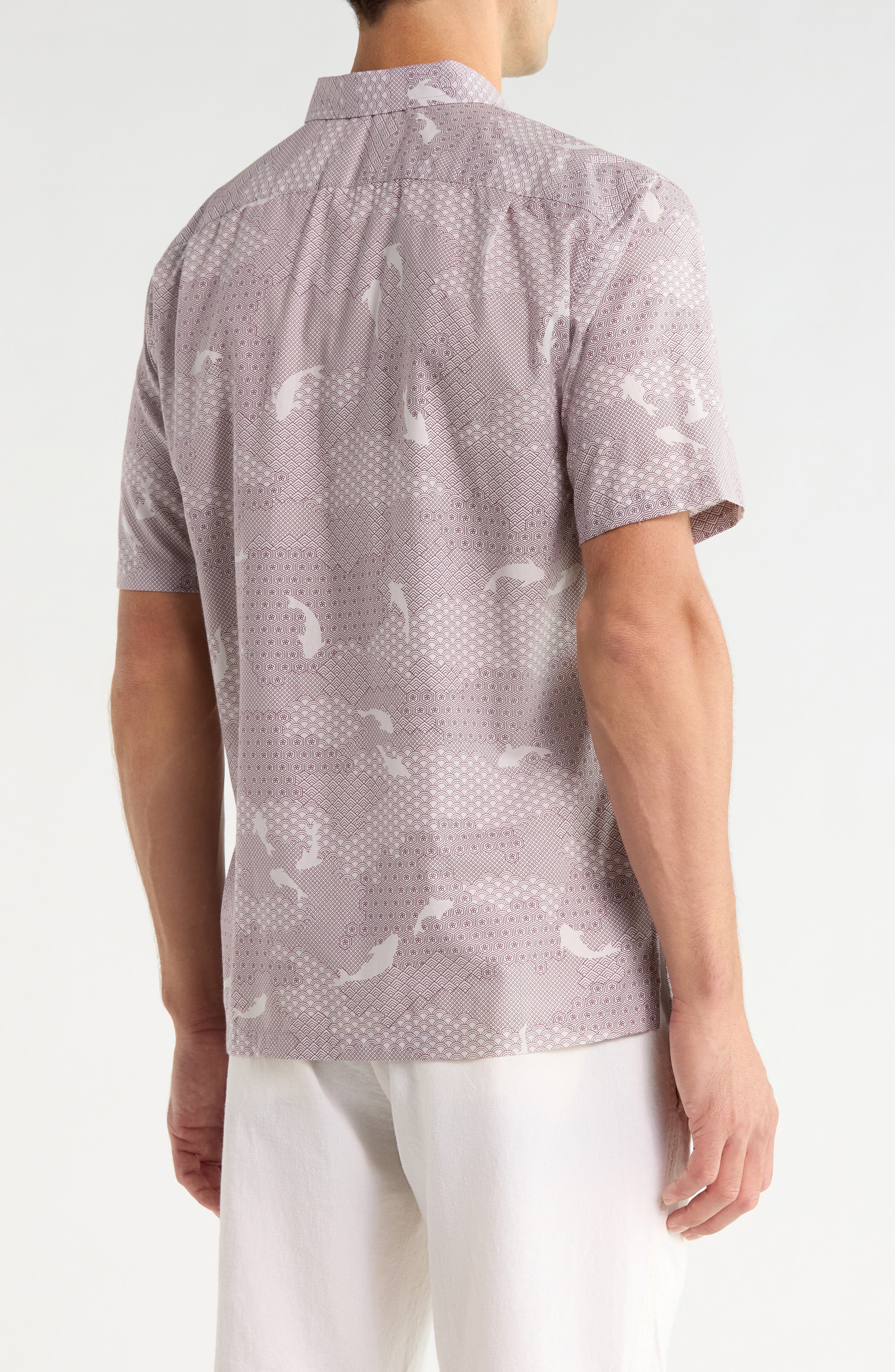 Tori Richard Katazome Short Sleeve Button Up Shirt (Men) | Nordstrom
