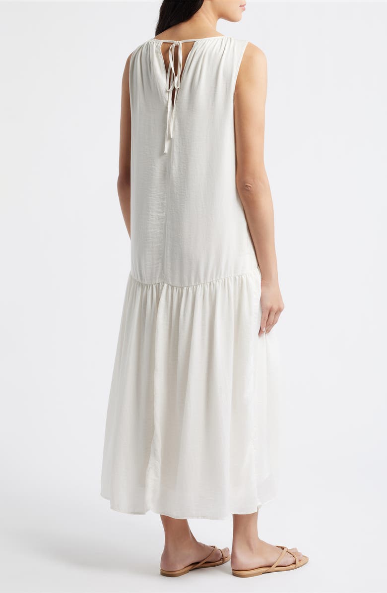 CITY BLUES Sleeveless Maxi Dress, Alternate, color, White