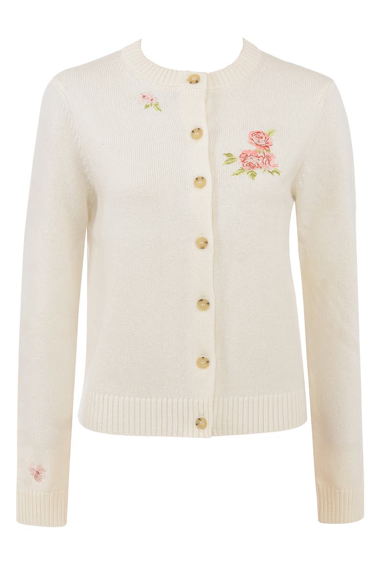 HOUSE OF CB Daisie Wool & Cashmere Cardigan, Alternate, color,