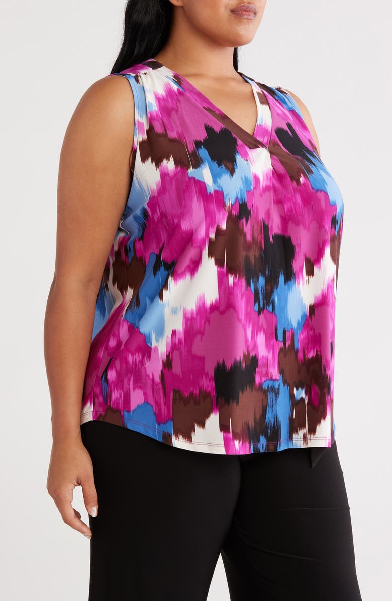 Jones New York Print Sleeveless Top, Alternate, color, 