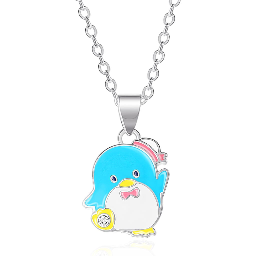 Hello Kitty Silver Plated And Clear Crystal My Melody Pendant, 18'' Chain In Metallic