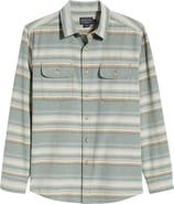 Pendleton Beach Shack Stripe Brushed Cotton Button-Up Shirt
