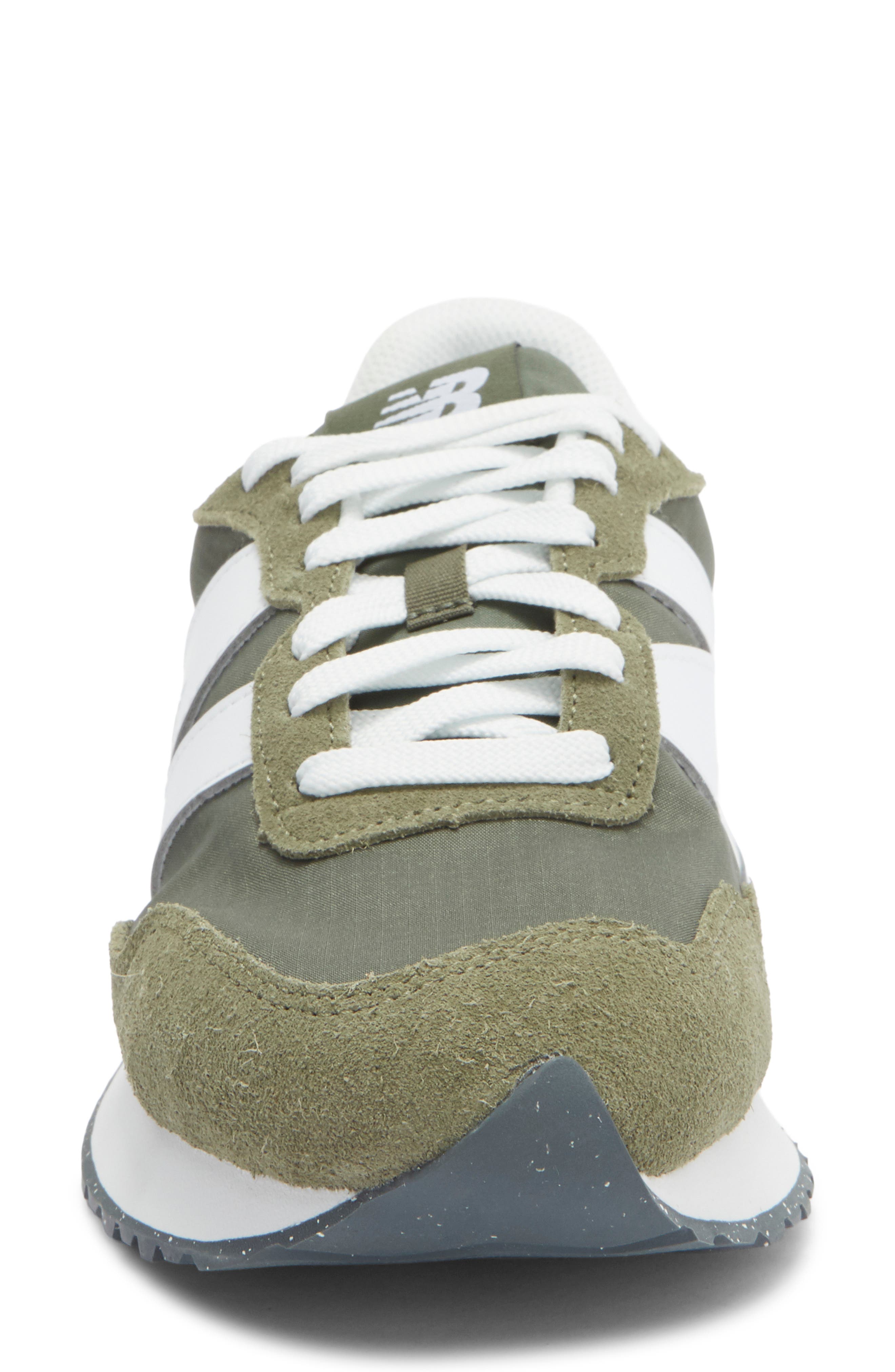 237 Sneaker, Alternate, color, DARK OLIVINE/ NB WHITE