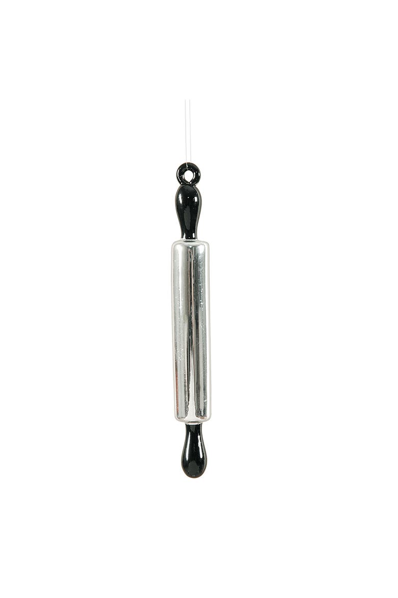 Rolling Pin Ornament, Main, color, Silver