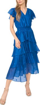 Halogen® Tiered Midi Dress