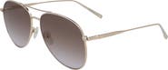Longchamp Classic 59mm Gradient Aviator Sunglasses