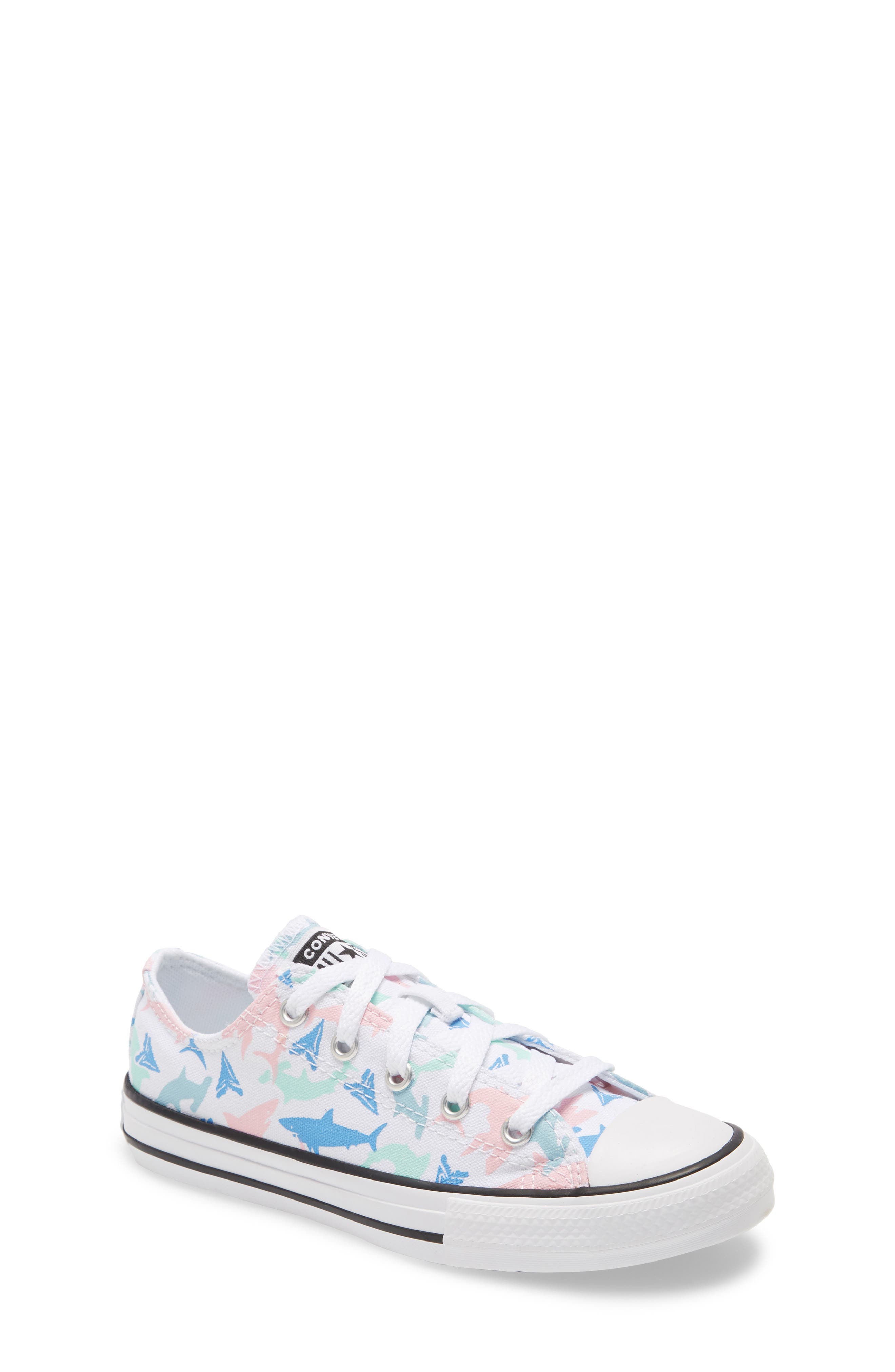 Converse Chuck Taylor<sup>®</sup> All Star<sup>®</sup> Shark Low Top Sneaker, Main, color, 