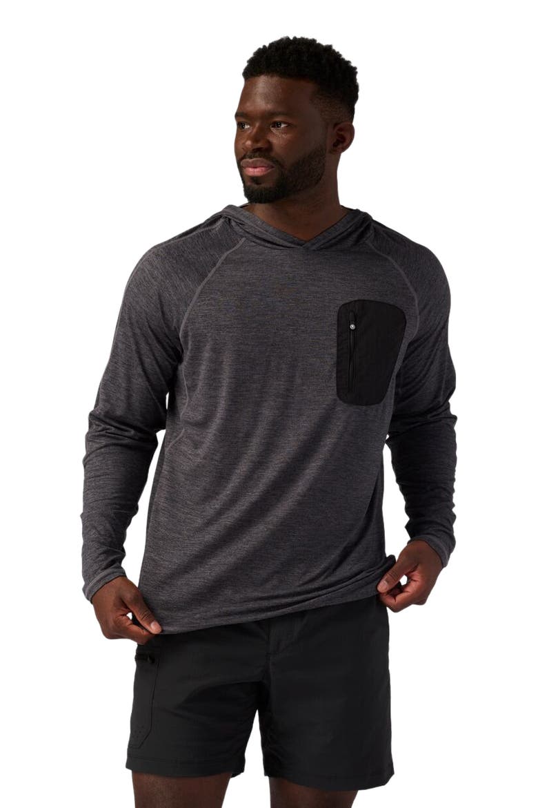 Destination Pullover Hoodie - Men's, Main, color, Turbulence/Black