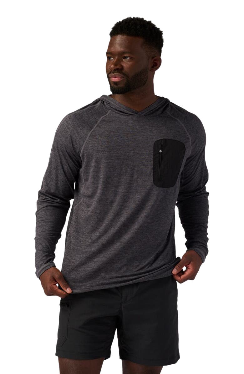 Backcountry Destination Pullover Hoodie - Men's, Main, color, Turbulence/Black