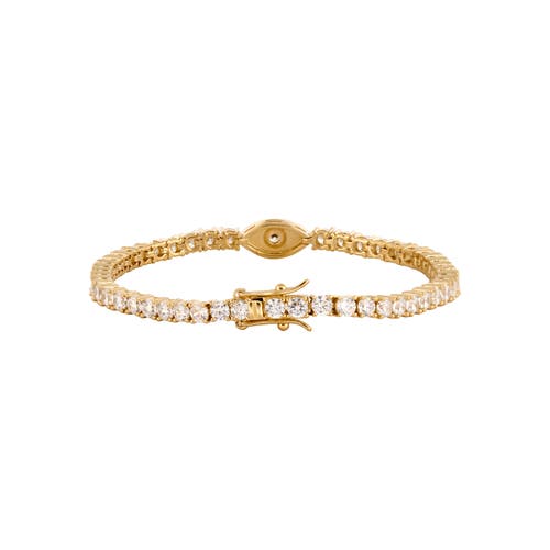 Karma And Luck Hopeful Abundance Evil Eye Tennis Bracelet