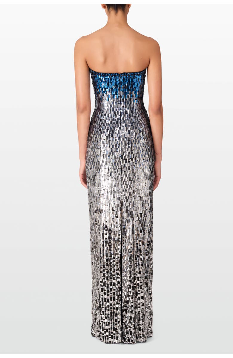 Jenny Packham Lucille Maxi Dress, Alternate, color, Mockingbird Blue