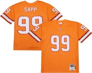 Mitchell & Ness Men's Mitchell & Ness Warren Sapp Orange Tampa Bay Buccaneers 1995 Legacy Replica Jersey