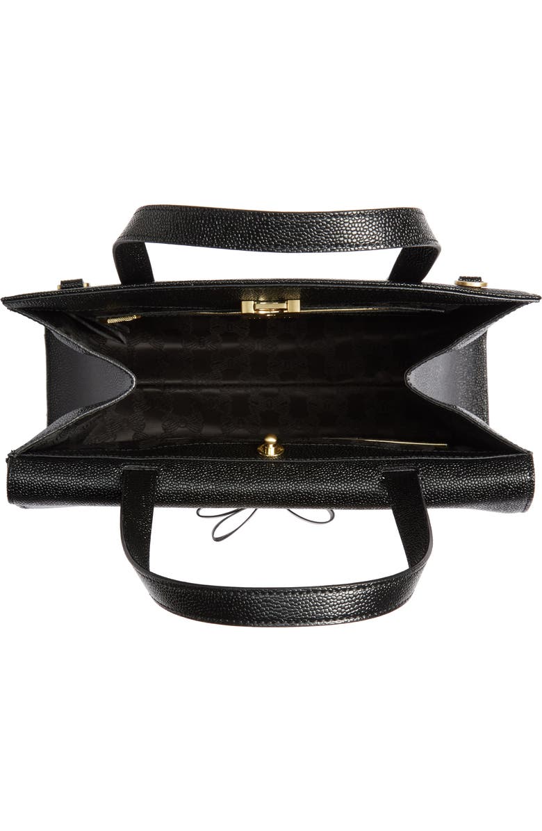 Ted Baker London Aarilli Bow Leather Satchel, Alternate, color,