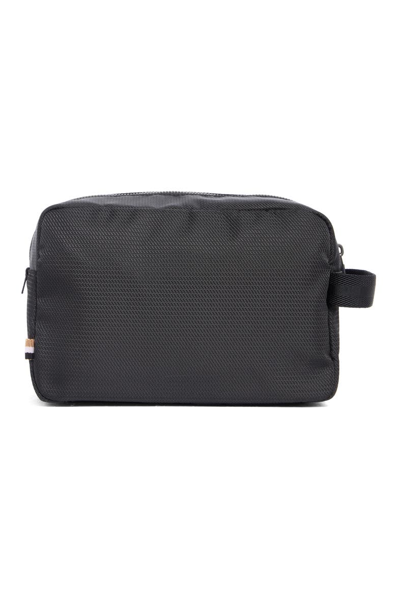 Catch 2.0 Recycled Polyester Washbag, Alternate, color, BLACK