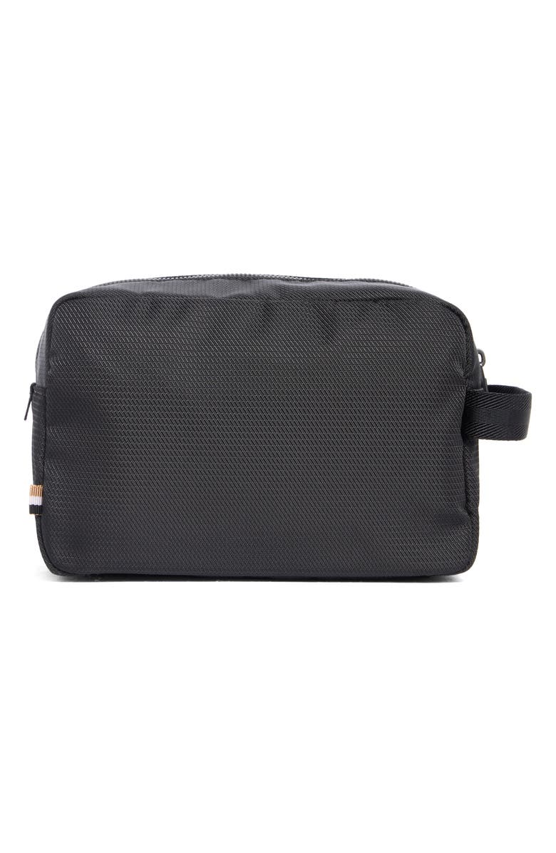 BOSS Catch 2.0 Recycled Polyester Washbag, Alternate, color, Black