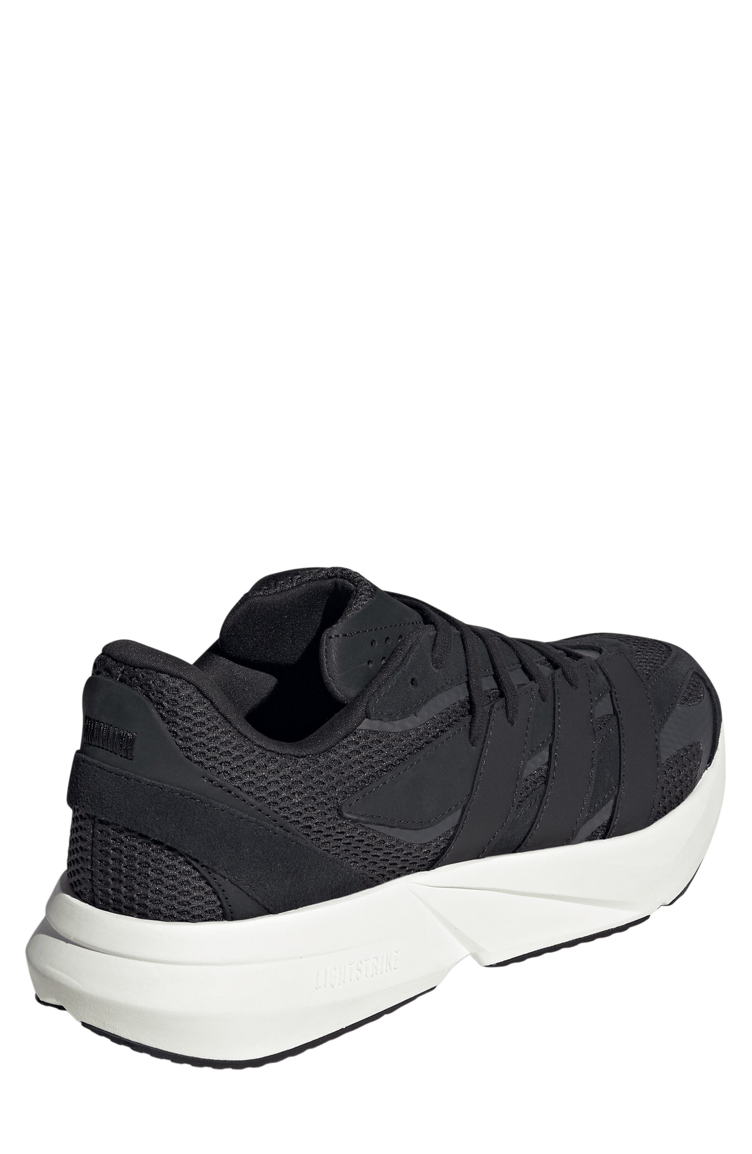 adidas Lightblaze Sneaker, Alternate, color, Black/ Core Black/ Off White