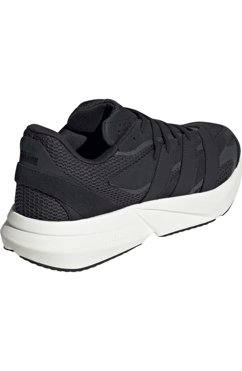 adidas Lightblaze Sneaker, Alternate, color, Black/ Core Black/ Off White