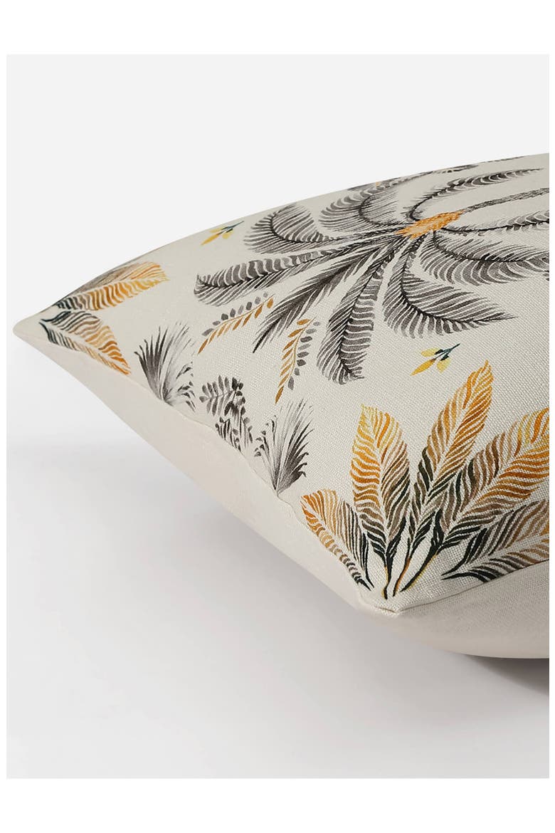 Graphic Leopard Accent Pillow, Alternate, color, IVORY/ GOLD