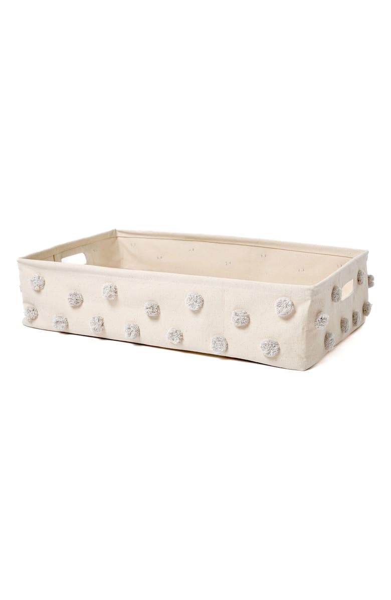 Pehr Hide Away Large Basket, Main, color, Grey