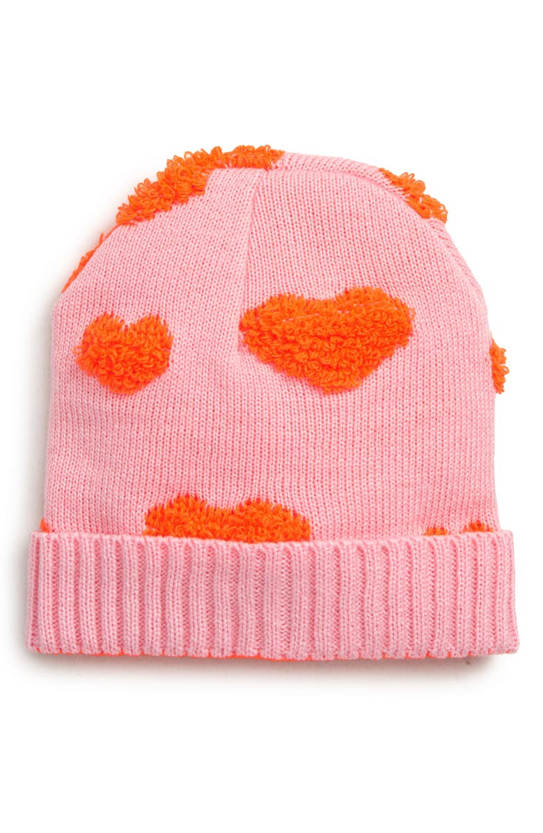Tucker + Tate Neon Heart Beanie, Main, color, 