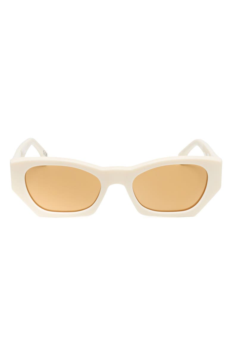 SUPER by RETROSUPERFUTURE<sup>®</sup> 54mm Cat Eye Sunglasses, Main, color, White