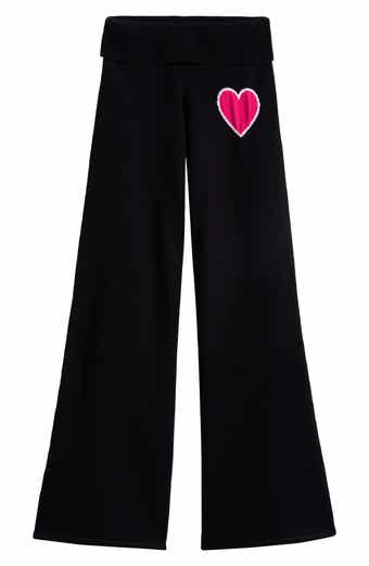 Kids' Fold Over Heart Wide Leg Pants