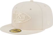 New Era Men's New Era Cream Kansas City Chiefs Color Pack 59FIFTY Fitted Hat