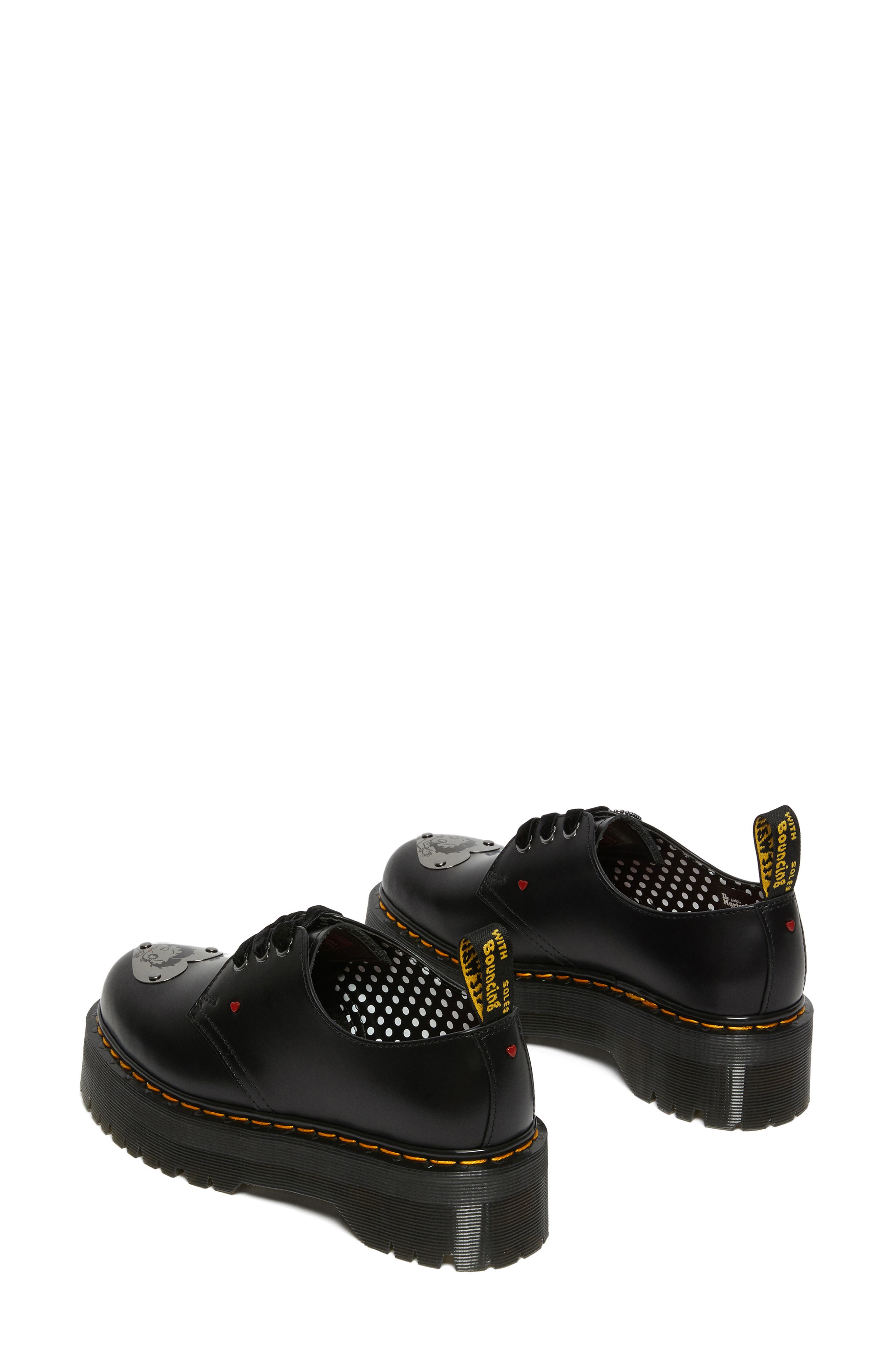 Dr. Martens 1461 Quad Betty Boop Water Repellent Platform Derby, Alternate, color, 