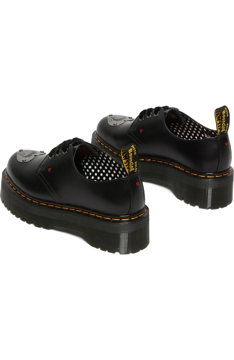 Dr. Martens 1461 Quad Betty Boop Water Repellent Platform Derby, Alternate, color,