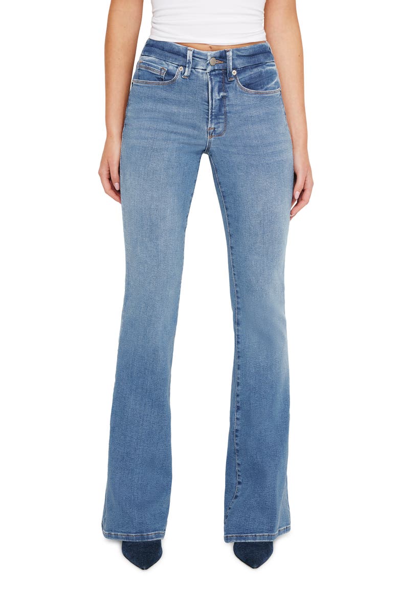 Good Legs Flare Jeans, Main, color, INDIGO456