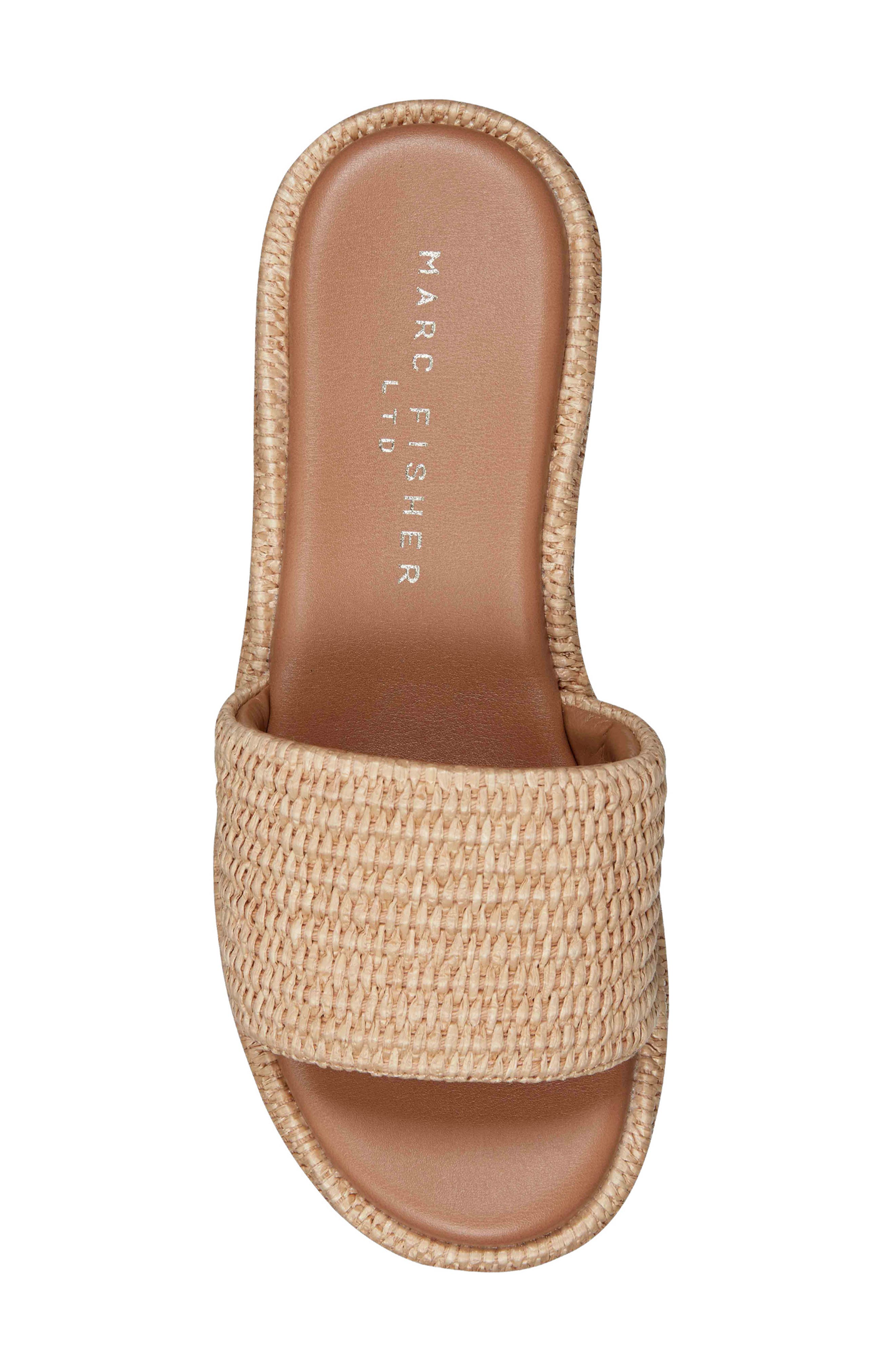 Marc Fisher LTD Daylin Platform Sandal, Alternate, color, Light Natural