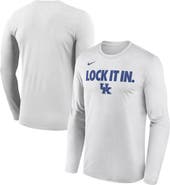 Nike Men's Nike  White Kentucky Wildcats 2026 On-Court Bench Long Sleeve T-Shirt